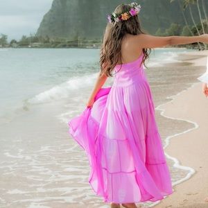 Free People Maxi Halter Dress Wore Once